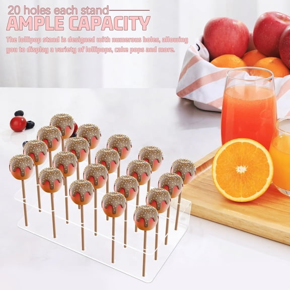 1Pc Clearance Under $3 Lollipop Stand Lollipop Stand For Table, Plastic Plastic Clear