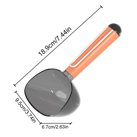 1Pc Clearance Under $3 Measuring Scoop Grain Scoop Plastic For Kitchen Measure Grain Plastic (H)