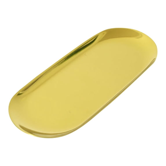 1Pc Clearance Under $3 Metal Tray Serving Tray Stainless Steel For Dining Serve Snacks Large (D)
