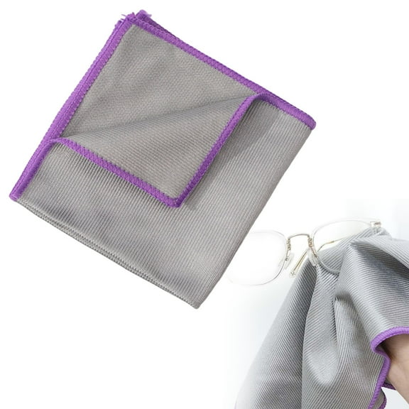1Pc Clearance Under $3 Microfiber Cleaning Cloth Kitchen Cloth For Sink, Mixed Materials Quick-Dry Purple
