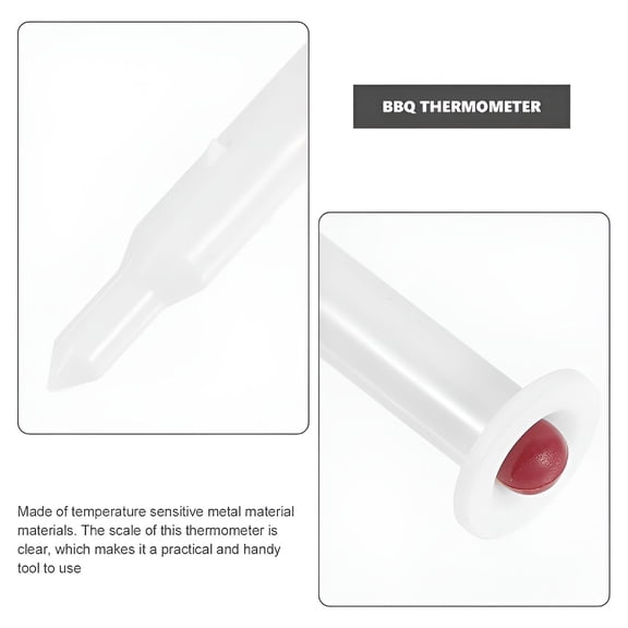 1Pc Clearance Under $3 Pop-Up Turkey Thermometer Meat Thermometer Nylon For Oven Check Temp Nylon (E)