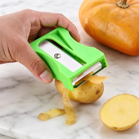 1Pc Clearance Under $3 Vegetable Peeler Whisk Plastic For Kitchen Beating Eggs Tool Green Peeler Green