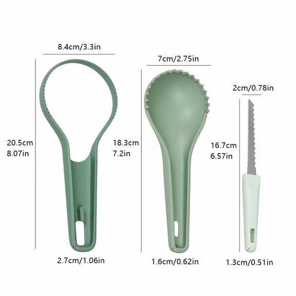 1Pc Clearance Under $5 3-In-1 Pumpkin Carving Tool Pumpkin Carving Tool For Craft, Stainless Steel Stainless Green