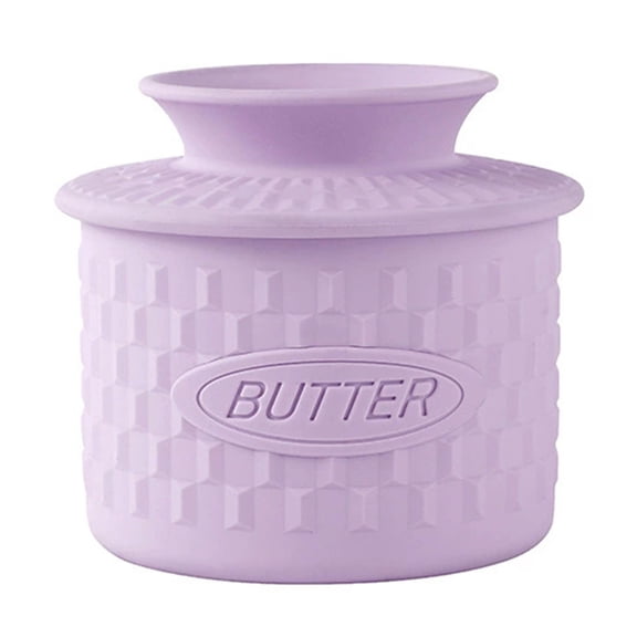 1Pc Clearance Under $7 Butter Bowl Butter Container Plastic For Fridge Store Butter Plastic Purple