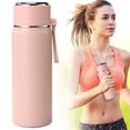 thumbnail image 1 of 1Pc Clearance Under $7 Insulated Tumbler Sports Water Bottle For Gym Workout Hydration Jug, Stainless Steel Sport Bottle Pink, 1 of 9