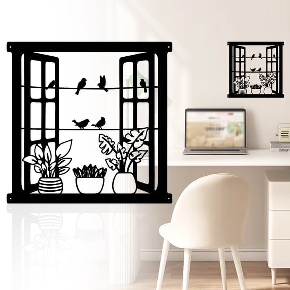 1Pc Clearance Under $7 Window Sill Wall Hanging Window Bracket For Window, Iron Non-Slip Black
