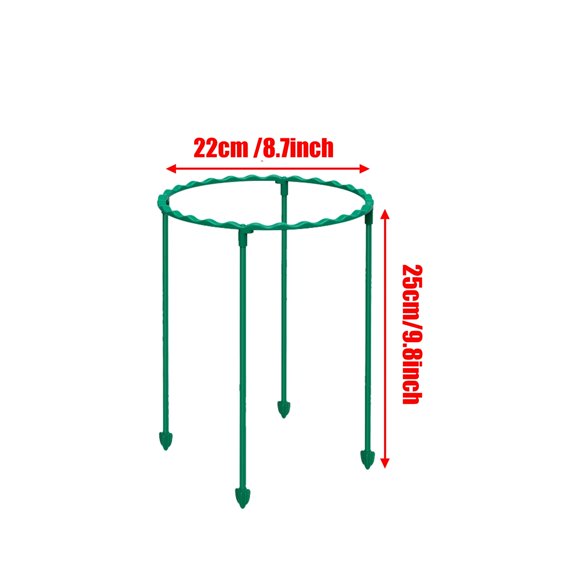 1Pc Climbing Vine Rack Plant Potted Support Frame Plastic Coated Steel Flower Vegetables Decorative Plant Trellis Bracket Tools