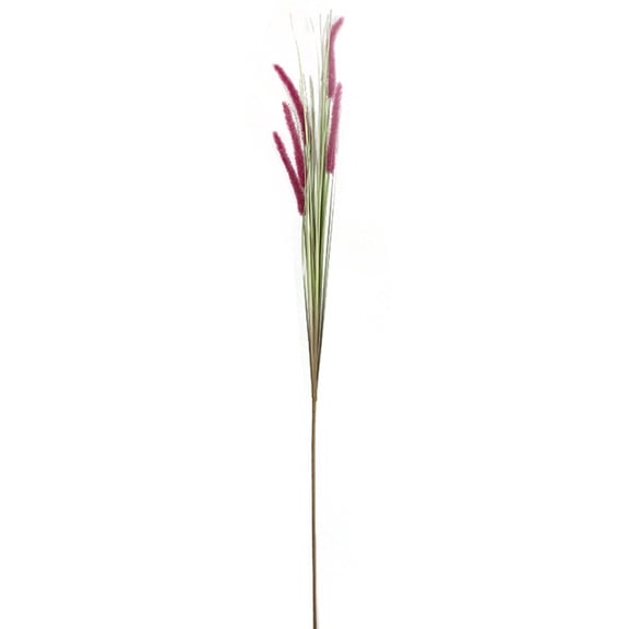 1Pc Cloth Artificial Setaria Plant - 3 Heads Dogtail Grass for Home & Office Decor, Perfect for Wedding, Garden, Verandah, and Windowsill - Indoor & Outdoor Light Green Decoration