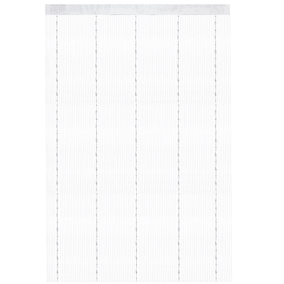 1Pc Cloth Door String Curtain Ribbon Thread Fringe Strip Tassels for Room Divider Wedding Coffee House Restaurant White