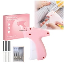 1Pc Clothing Tagging Kit,Regular Tagging Gun,Tagging Gun with 2000 Barbs Fasteners & 5 Needles,Price Tag Gun,Hang Tag Gun,Clothes Tagging Gun,Tagging Tool for Clothes,Durable Tag Label Gun,Pink