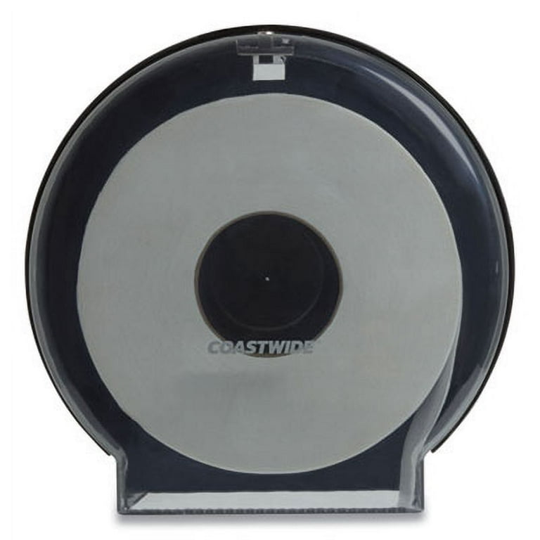 Jumbo Roll Toilet Paper Dispenser, 11.88 x 5.13 x 11, Translucent Smoke Jumbo Roll Toilet Paper Dispenser, 11.88 x 5.13 x 11, Translucent Smoke