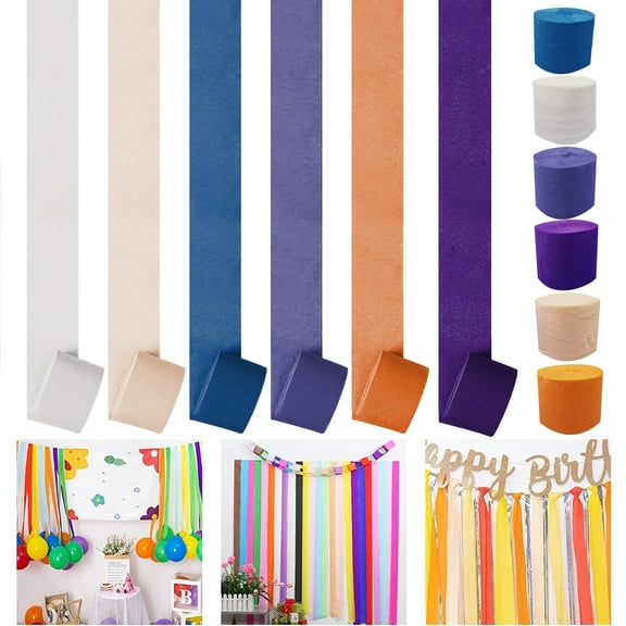 1Pc Colored Crepe Paper Clearance! Nomeni Colored Crepe Paper Lace Paper Roll 4.5Cmx25M A, Home Decor Promotion Sale!