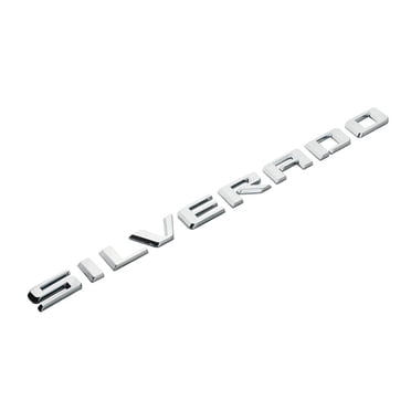 Genuine GM Gloss Black Tailgate Letter Emblem For 2019-2025 Silverado 1500