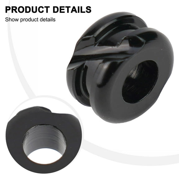 1Pc Compound Bow Peep Sight 1/4\ 3/16\ Hole Size Aluminium Hunting Black 45295 Fangkenuo