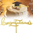 thumbnail image 1 of 1Pc Congrats Grad Cake Topper Class of 2026, Acrylic Gold Glitter Graduation Cake Decor, Happy Graduation Cake Decoration, Congratulations Grad Decorations for Graduation Celebration Party, 1 of 7