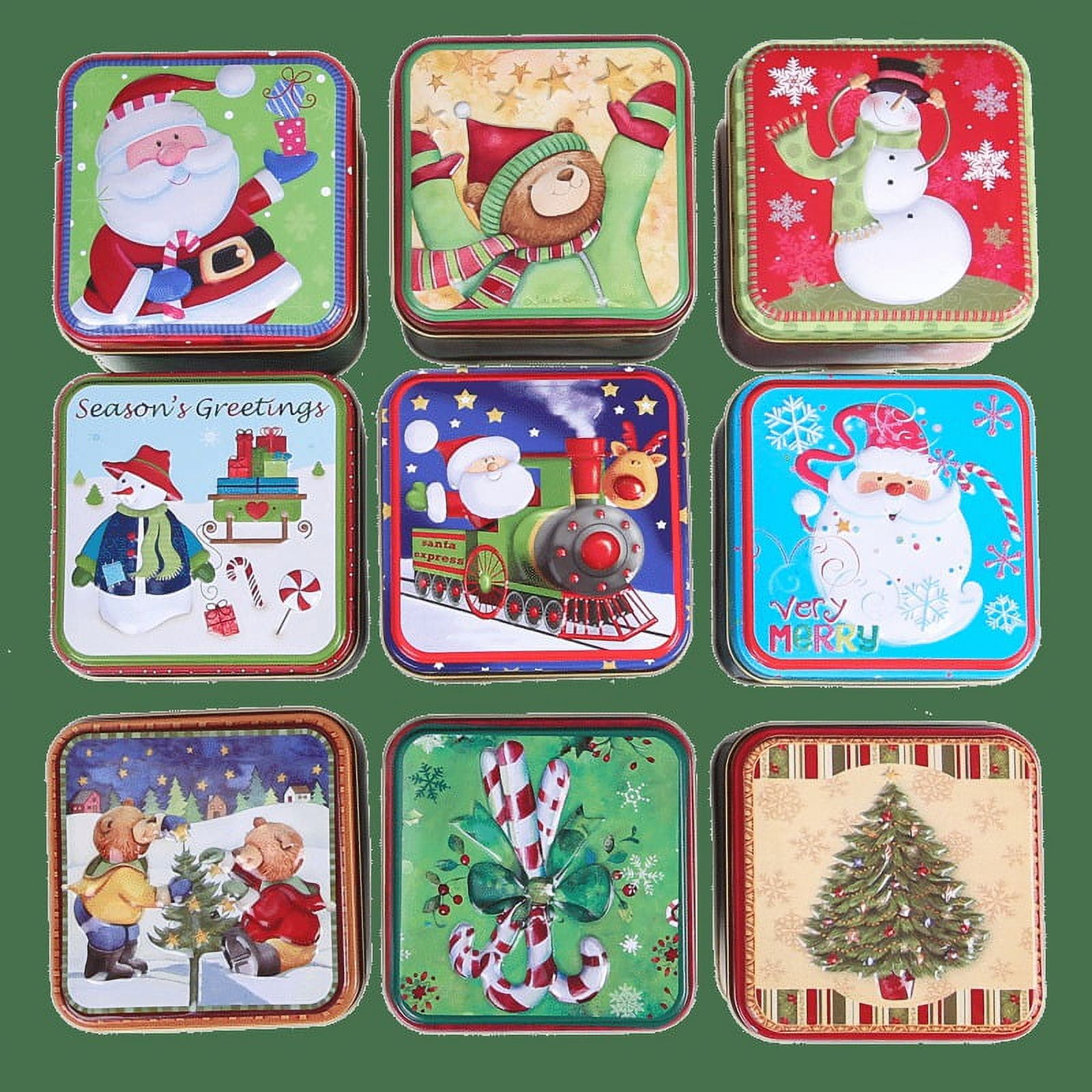 Recycle Christmas Cookie Tins Into Storage - DIY Candy