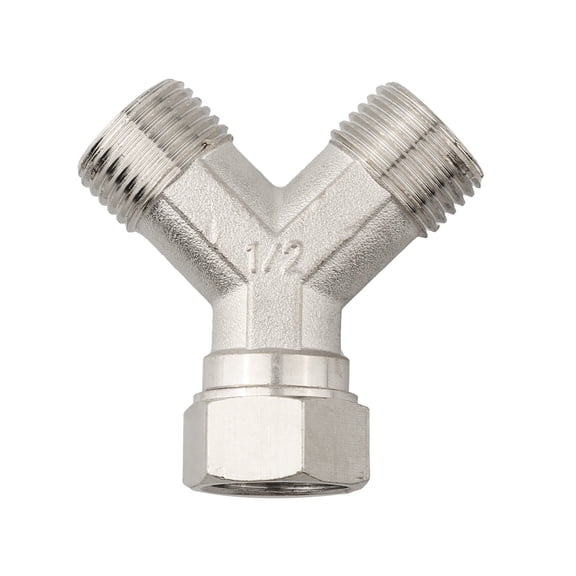 1Pc Copper Dishwasher Washing Machine Tap Y Dual Splitter 1/2\" Hot
