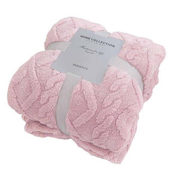 1Pc Coral Fleece Throw Blanket, Dienrx 70×100CM Soft Warm Luxury Lap Blanket, All‑Season Sofa Bed Blanket for Household Daily Use