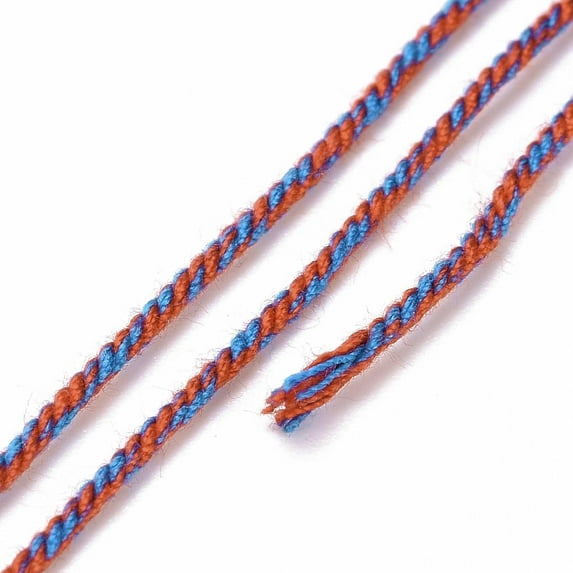 1Pc Cotton Cord Rope with Paper Reel Colorful 1mm 32.81 Yards (30m) Roll for Wall Hanging Crafts Gift Wrapping colorful DIY