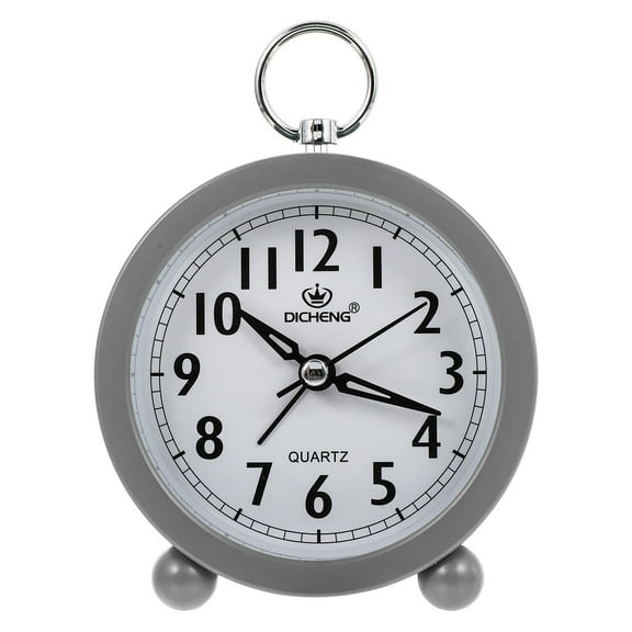 WHAMVOX Alarm Clock Grey Home Decoration 1Pcs 5.31X3.93X1.77Inch