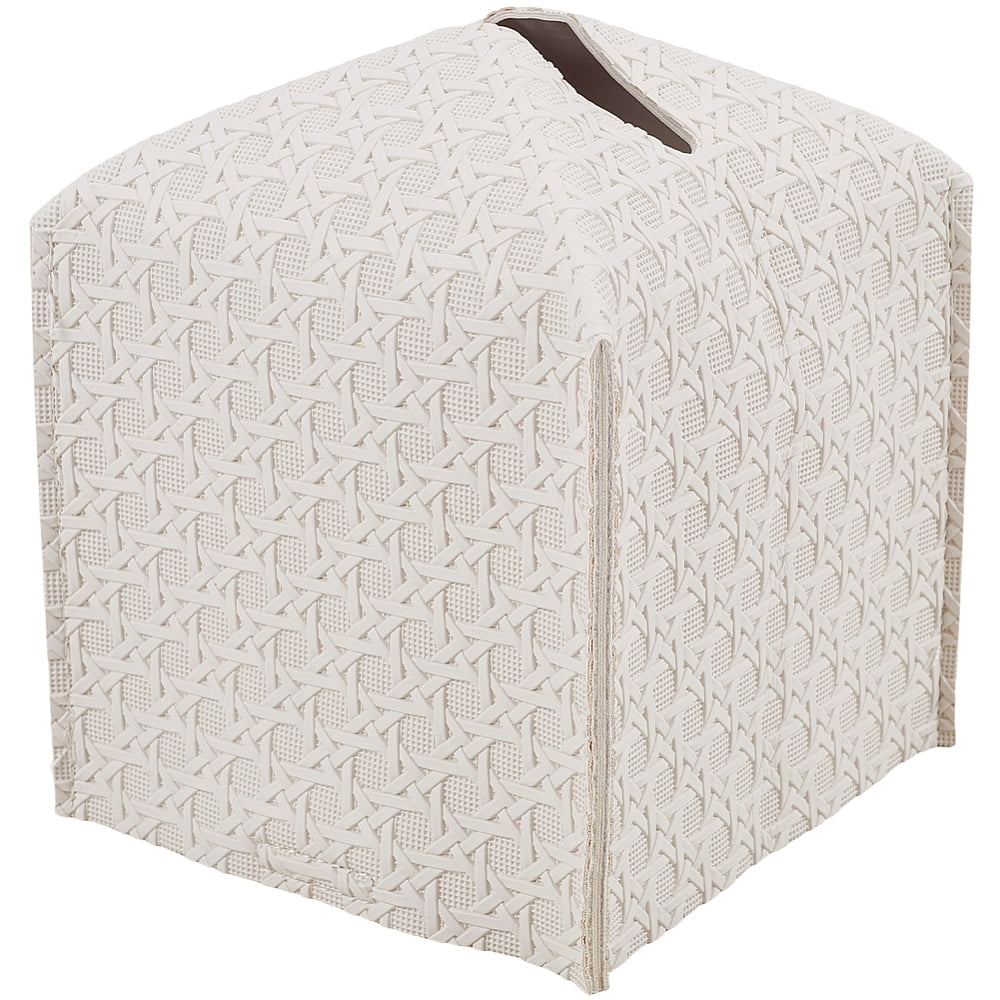 1Pc Crossed Textured Imitation Leather Tissue Boxes Napkin Holder ...