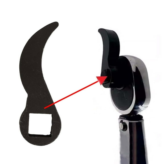 1Pc Crowbar Adapter Steel Adjustable Ratcheting Pry Bar for 3/8'' Wrench Spanner Crowbar Adapter Head Repairing Hand Tool