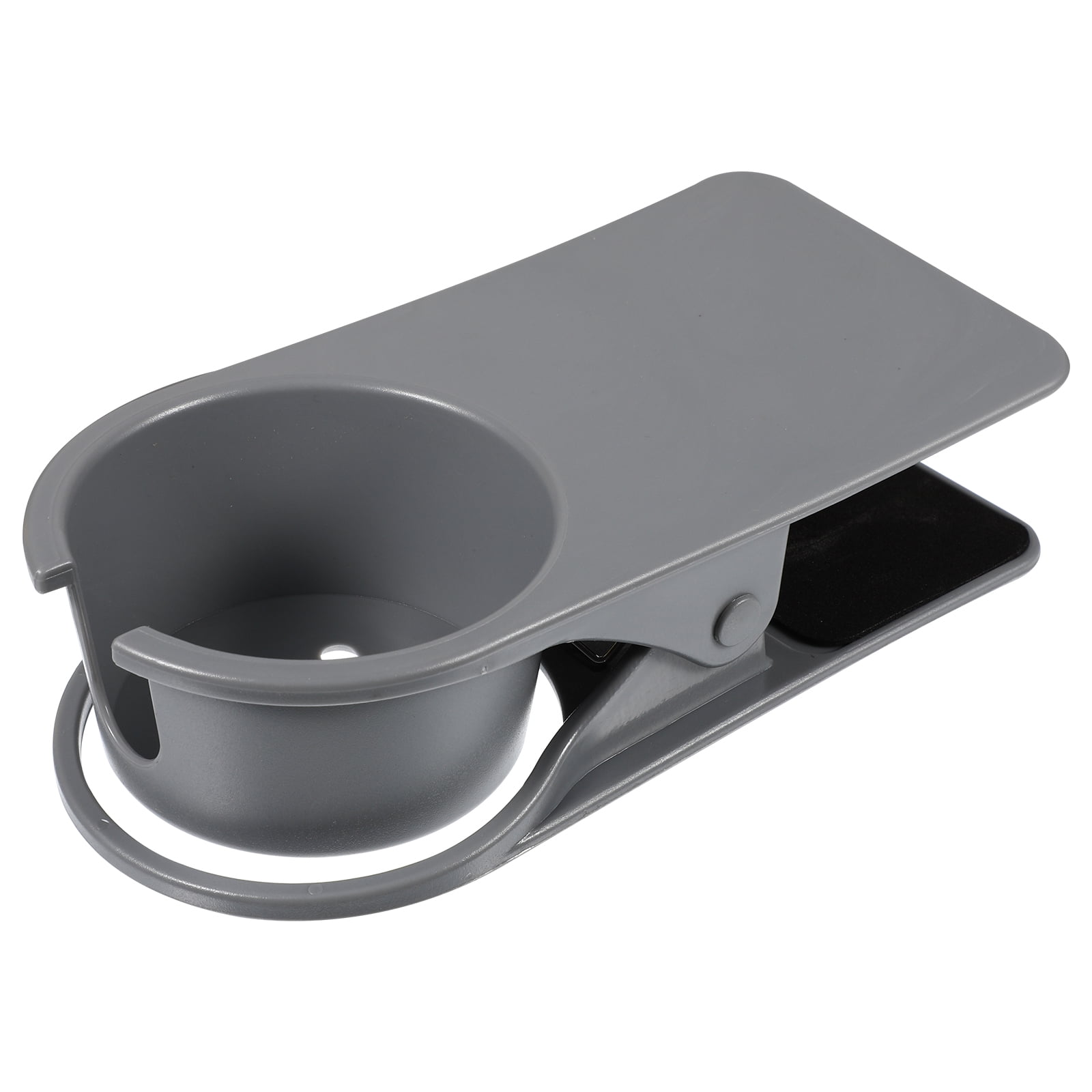 Radio Mount For Cup Holder – Universal Clip-On Bracket For CB Radio, Scanner, GPS – No-Drill Installation, Fits Most Vehicle Cup Holders