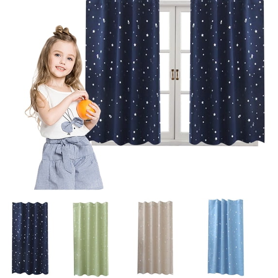 1Pc Curtain 100×130Cm Kids Boy Girls Window Curtains Room Thermal Insulated for Bedroom Home Decor Curtain