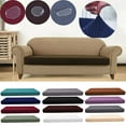 thumbnail image 1 of 1Pc Cushion Cover 1-4 Seats Waterproof Sofa Seat Cushion Cover Couch Stretchy Slipcovers Protector Sofa Cover, 1 of 4