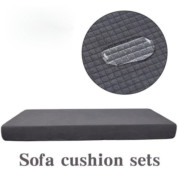 1Pc Cushion Cover 1-4 Seats Waterproof Sofa Seat Cushion Cover Couch Stretchy Slipcovers Protector Sofa Cover