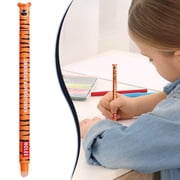 1Pc Cute Animal Shaped Erasable Pen, Retractable Ballpoint Pens, Cartoon Lion Giraffe Tiger Decorative Writing Pens, 0.7mm Fine Point Smooth Ink Gel Ball Pens, Kawaii Stationery Gift