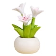 thumbnail image 1 of 1Pc Cute Desk Accessories Mini Fake Plant, Kawaii Resin Calla Lily Flower Figurine with Smile Face Pot, Aesthetic Office Decor Cubicle Bookshelf Knick Knack, 1 of 9