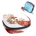 thumbnail image 1 of 1Pc Cute Period Bag Menstrual Cup Pouch, Large Storage Bag Sanitary Purse for Sanitary Napkin Pads, Mushrooms Fern and Berries Pads Organizer for Girls Women, 1 of 6