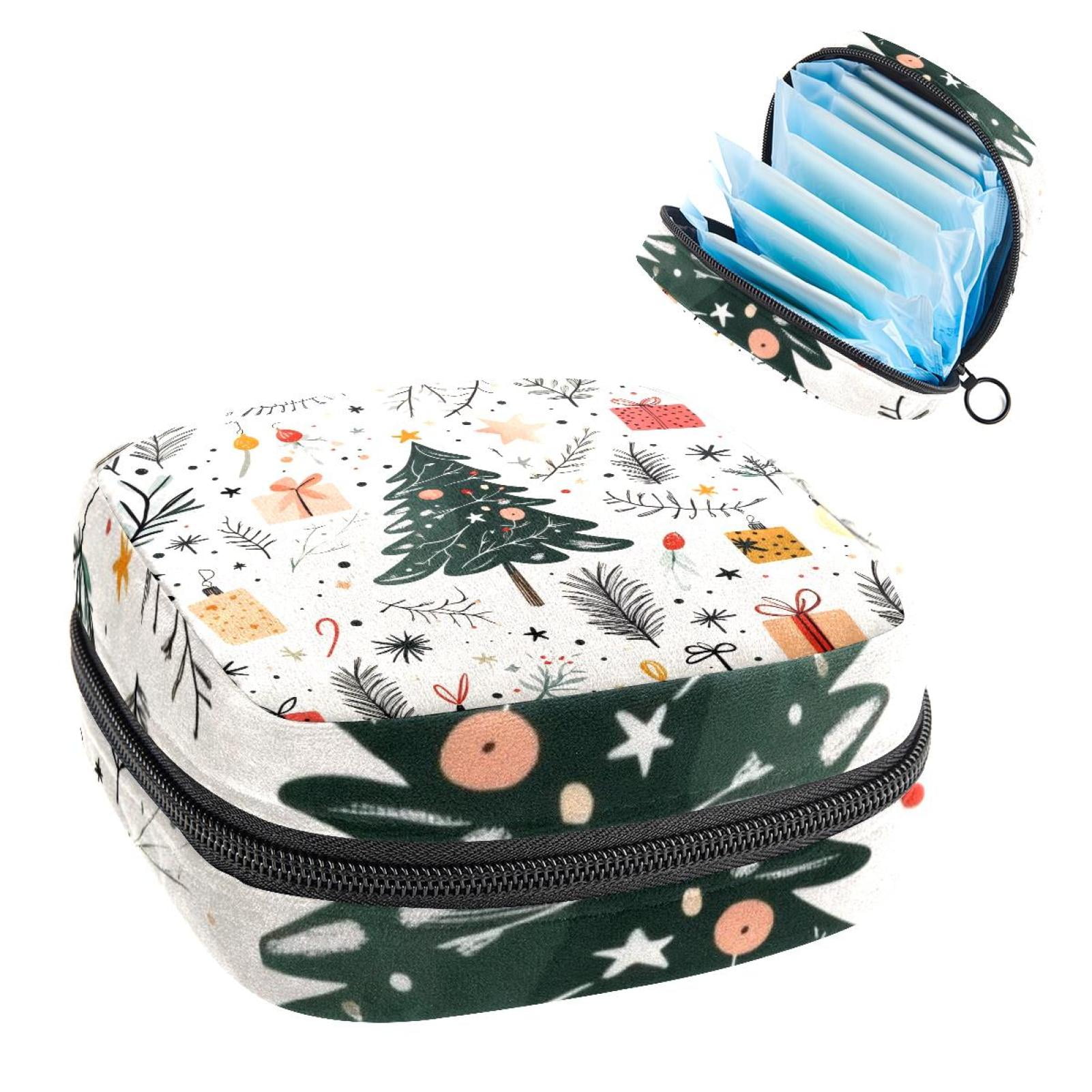 1Pc Cute Period Bag Menstrual Cup Pouch, Large Storage Bag Sanitary