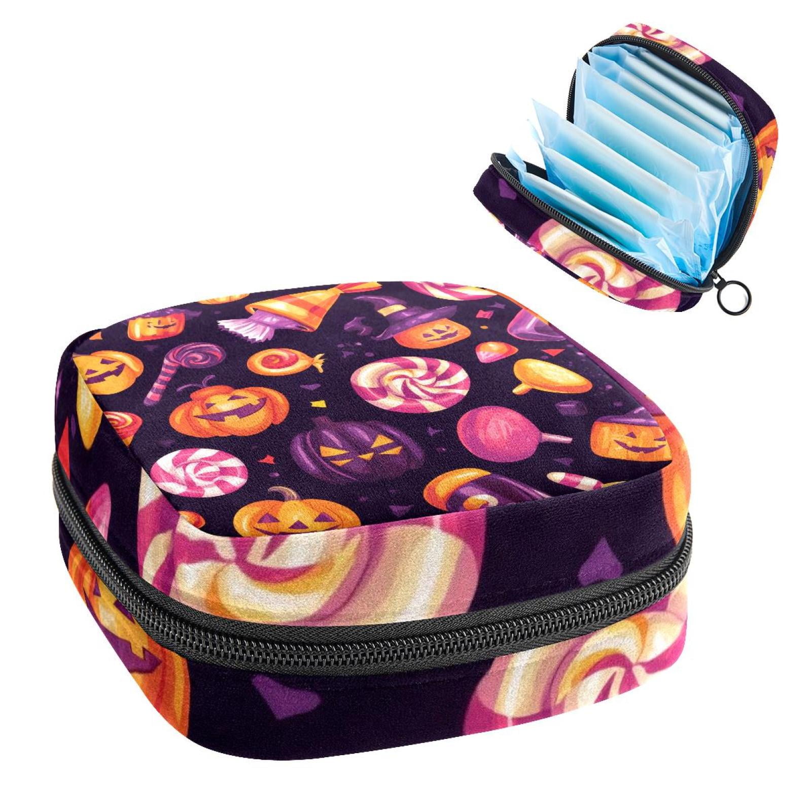 1Pc Cute Period Bag Menstrual Cup Pouch, Large Storage Bag Sanitary