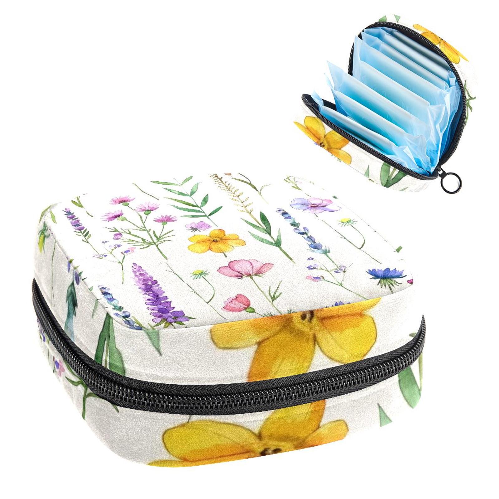 1Pc Cute Period Bag Menstrual Cup Pouch, Large Storage Bag Sanitary