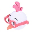 1Pc Cute glasses chickens car antenna pen topper aerial eva ball decor
