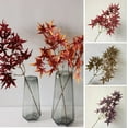 thumbnail image 1 of 1Pc DIY Artificial Maple Leaf Faux Silk Flower Photography Props Home Decor, 1 of 7