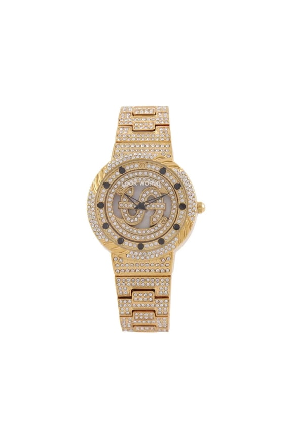 1Pc Dazzling Colorful Rotating Ladies Quartz Watch Rhinestone Inlays Large Dial Design Face Can Be Rotated. Gorgeous And EyeCatching quartz watch accurate watch Japanese quartz movement.