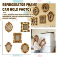 thumbnail image 1 of 1Pc Decorative Magnetic Refrigerator Picture Frame, Vintage Style Photo Display Holder, Colorful / Vibrant Design & Artistic Wall & Fridge Decoration For Home, Office, Adding Warm Ambiance To Living, 1 of 8