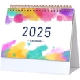 thumbnail image 1 of 1Pc Desktop Calendars for 2025, 2024-2025 Standing Flip Desktop Calendar, 18 Months School Year Calendars with Planner Stickers, Standing Flip Desktop Calendar with Monthly Summary, B, 1 of 8