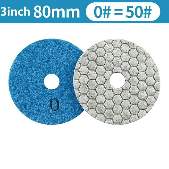 1Pc Diamond Dry Polishing Pad 3 inch Sharp Type for Granite Marble Sanding Disc