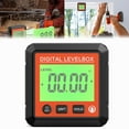 thumbnail image 1 of 1Pc Digital Protractor Angle Finder Backlight Electron Goniometer Level Meter Magnetic Base Mini Inclinometer, 1 of 9