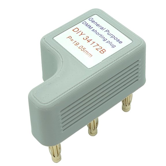 1Pc Diy 34172B Dmm Circuit Breaker 4-Wire Short-Plug Multimeter Resistance Calibrator Tool Standard Resistor Calibration