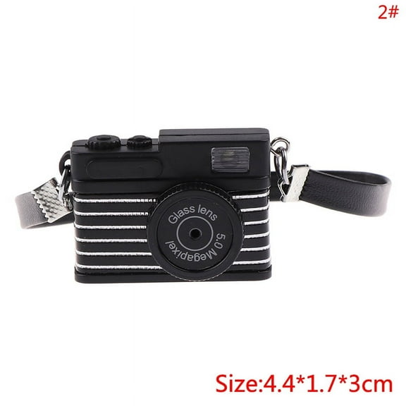 1Pc Dollhouse Miniature Digital SLR Camera Dolls House Decoration Accessory