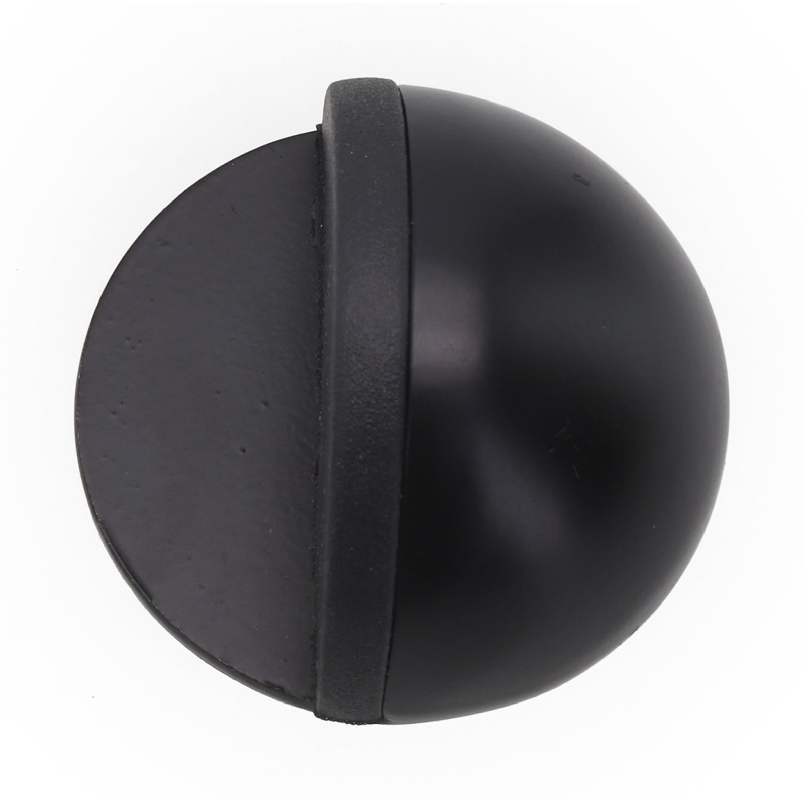 1pc Door Stop Floor Wall Oval Stopper Stick-on Easy Installation Rubber