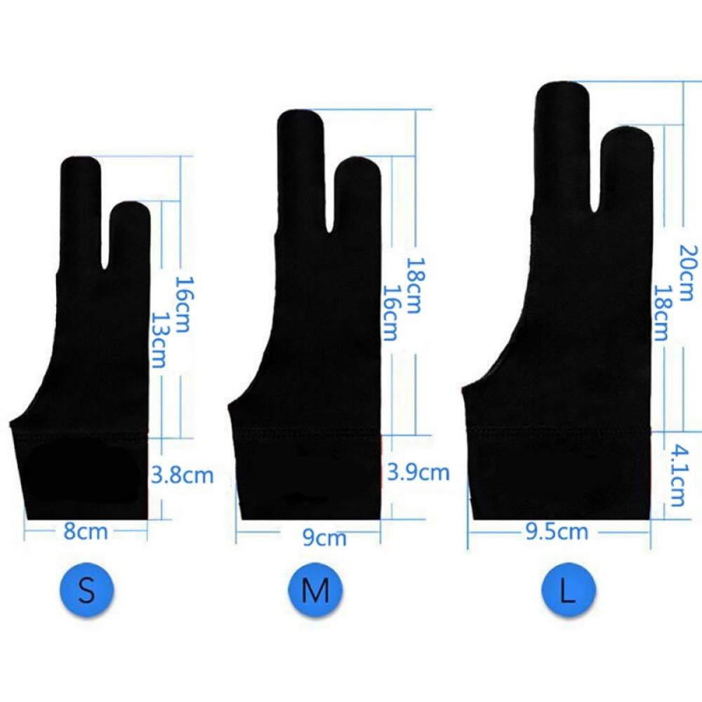 1pc Solid Color Drawing Glove, Professional Anti-abrasion Two