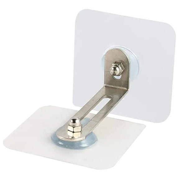 1Pc No Drill Furniture Anchors Anti Tip Furniture Straps Kit Adhesive Furniture Wall Anchors for fixing, Secure Bookcase Dresser Shelf Cabinet to Wall for Safety Anti-tilt Anchors(White,2.4x2.4x2.4")