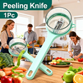 thumbnail image 1 of 1Pc Dual-Sided Peeler with Self-Contained Collection Container, Multifunctional Stainless Steel Peeling Knife for Potato Carrot and Cucumber, Kitchen Tool with Secure Grip Handle, 1 of 9