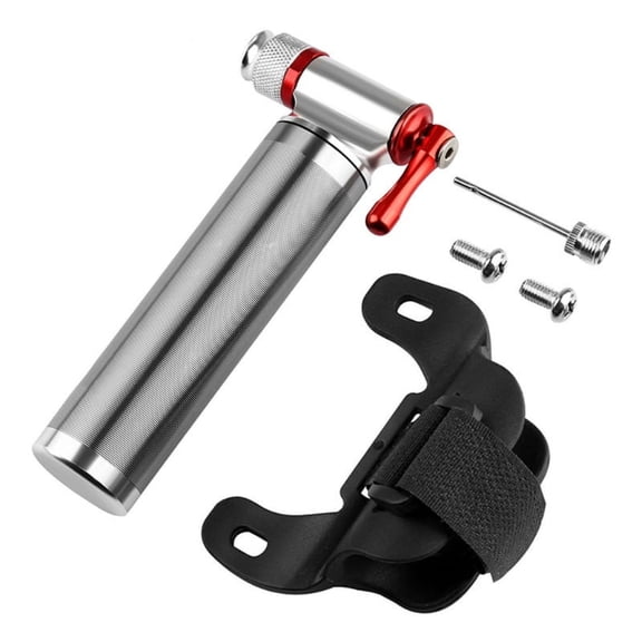 1Pc Durable Biking CO2 Pump For Bicycle Adapter Bike Pump Inflator Aluminum Tire Tube Mini Hand Pump NO CO2 Cartridge